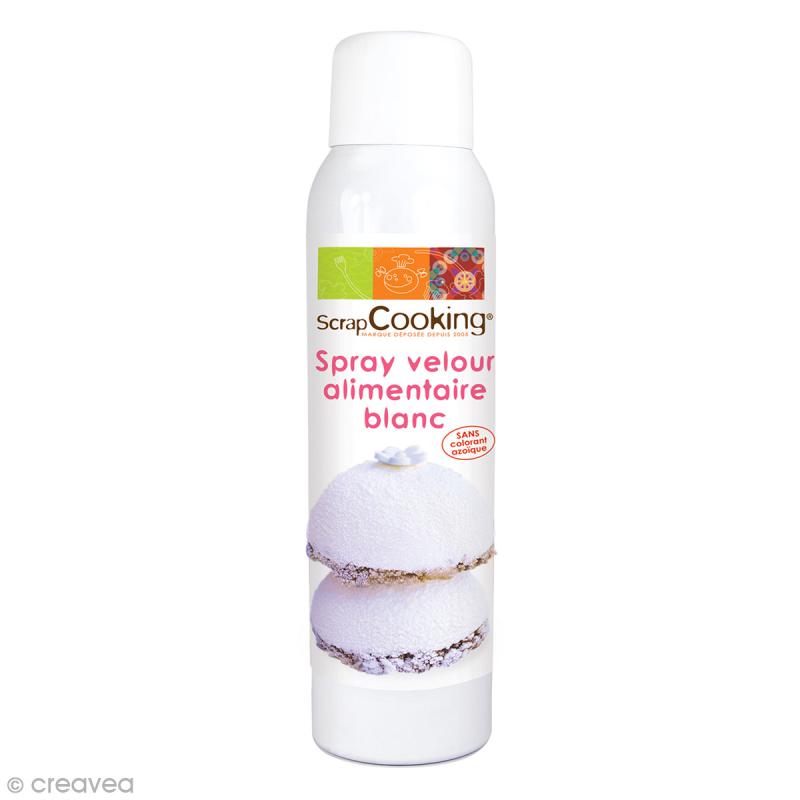 Spray velours blanc ScrapCooking - 150 ml - Décorations gâteau diverses -  Creavea