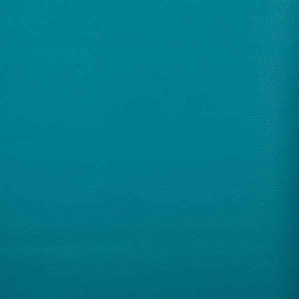 Coupon simili cuir uni, 50 x 140 cm - Bleu canard - Photo n°1