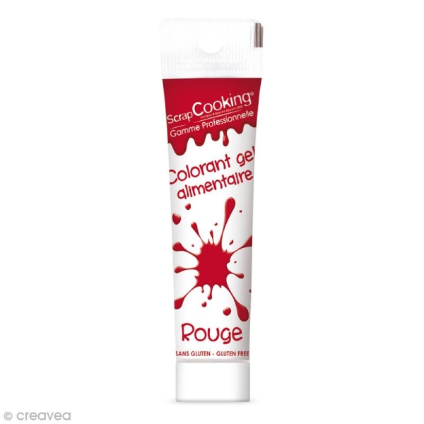 Gel colorant alimentaire Rouge - 20 g - Photo n°1