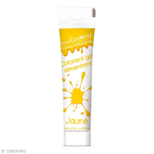Gel colorant alimentaire Jaune - 20 g - Photo n°1