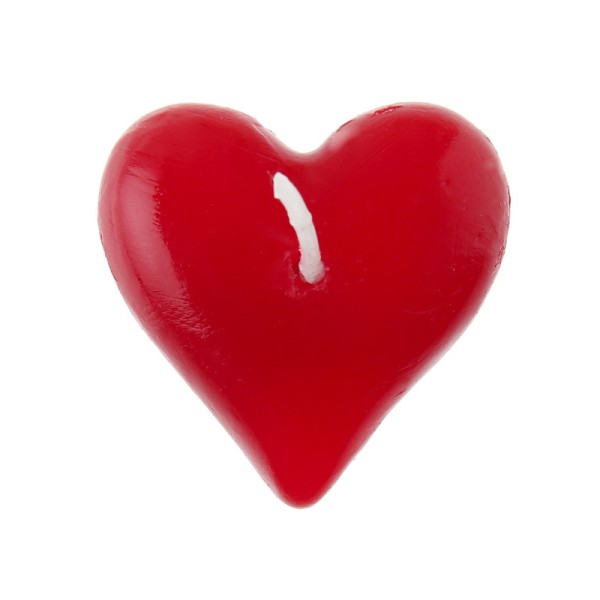 Bougie flottante coeur rouge (x2) - Photo n°1