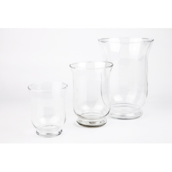 Ensemble de 3 pots en verre transparent - Photo n°1