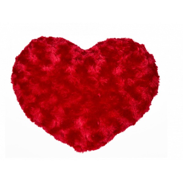 Coussin coeur rouge - Photo n°1