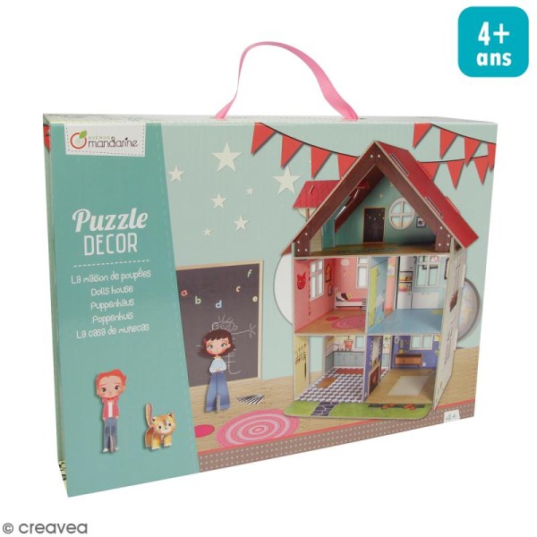 Puzzle Décor 3D - Maison de poupées - Photo n°1
