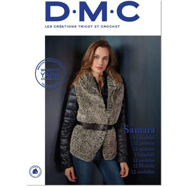 Catalogue tricot DMC Laine Samara - 12 modèles Femme - Photo n°1