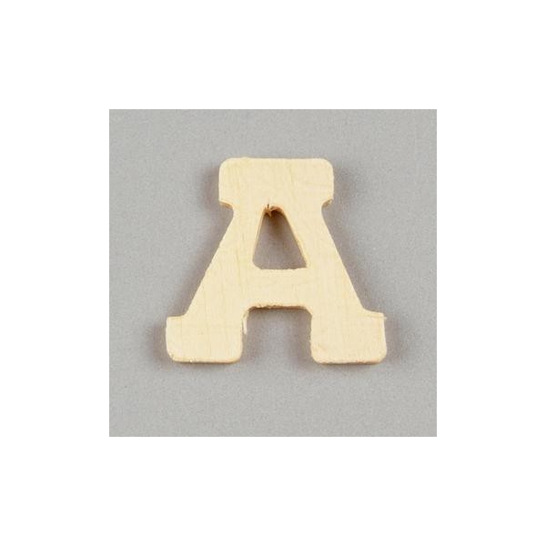 Lettre bois 2cm au choix Alphabet - N - Photo n°1