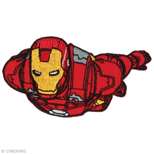 Ecusson brodé thermocollant - The Avengers - Iron man - Photo n°1