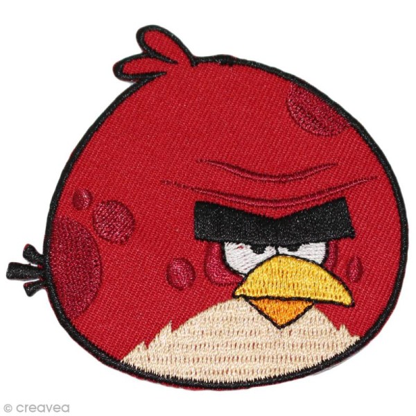 Ecusson brodé thermocollant - Angry birds - Térence - Photo n°1