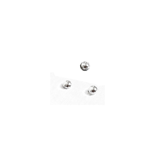 Perles de pluie métallisées argent - Photo n°1