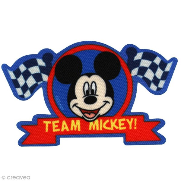 Ecusson imprimé thermocollant - La maison de Mickey - Mickey team - Photo n°1