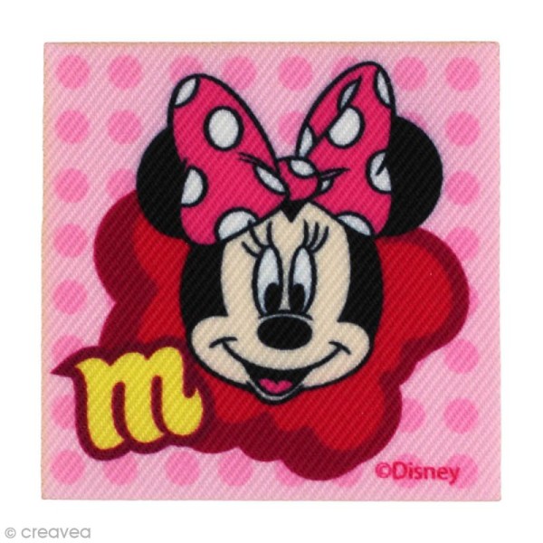 Ecusson imprimé thermocollant - La maison de Mickey - Minnie M - Photo n°1