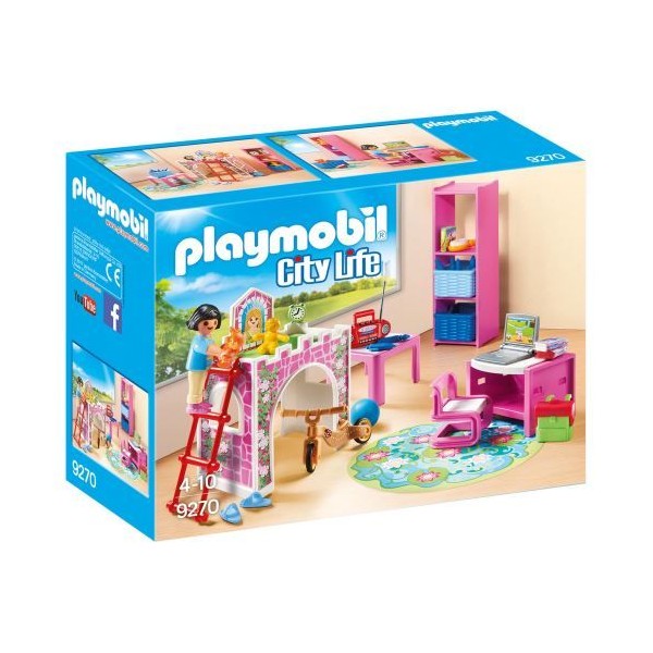 Playmobil City Life 9270 Chambre d'enfant - Photo n°1