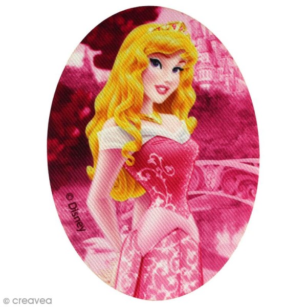 Ecusson imprimé thermocollant - Princesses Disney - Aurore - Photo n°1