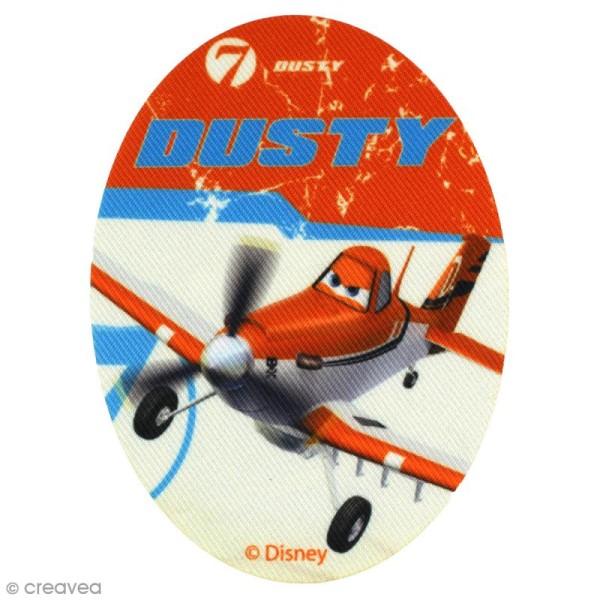 Ecusson imprimé thermocollant - Planes - Dusty en vol - Photo n°1