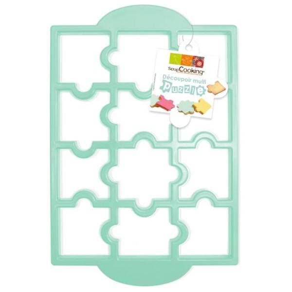 Plaque découpoir à biscuits Puzzle - Photo n°1