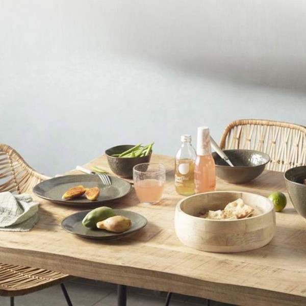 Pince alimentaire en bois bambou naturel 18cm - Boutique de vente en ligne  de vaisselle en bois