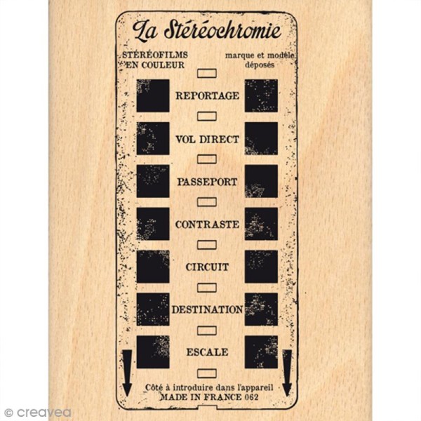Tampon Souvenirs en images - Stéréofilms - 10 x 13 cm - Photo n°1