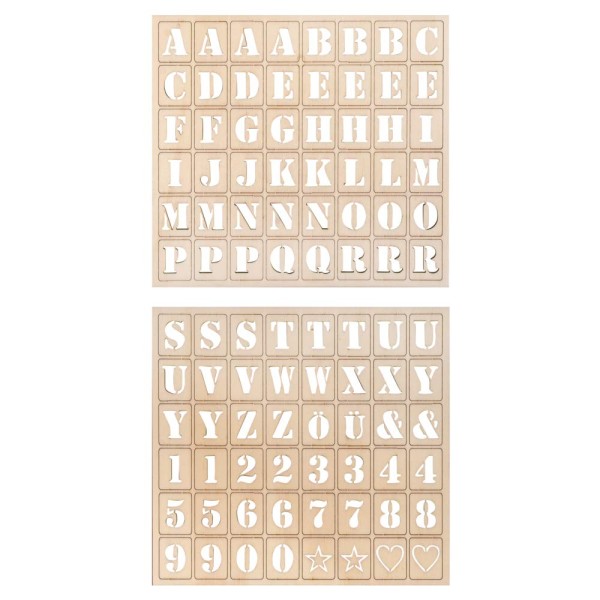 Letter Board en bois à décorer - 30 x 42 cm - 96 caractères - Photo n°4