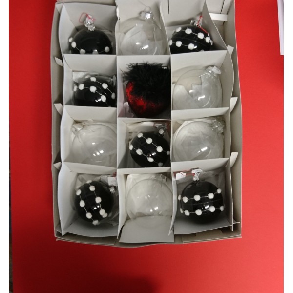 Lot de 12 boules de Noël - Photo n°1