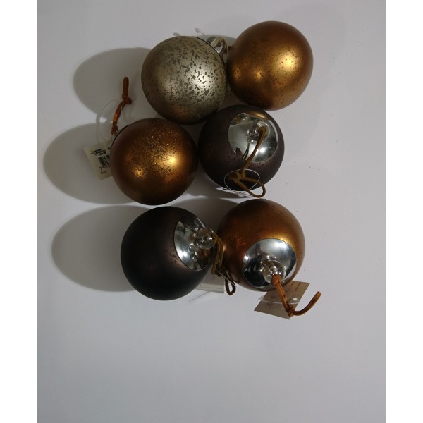 Lot de 6 boules de Noël - Photo n°1