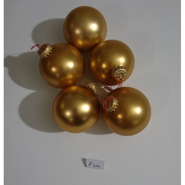 Lot de 5 boules de Noël - Photo n°1