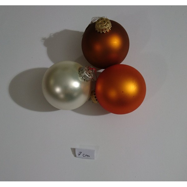 Lot de 3 boules de Noël - Photo n°1