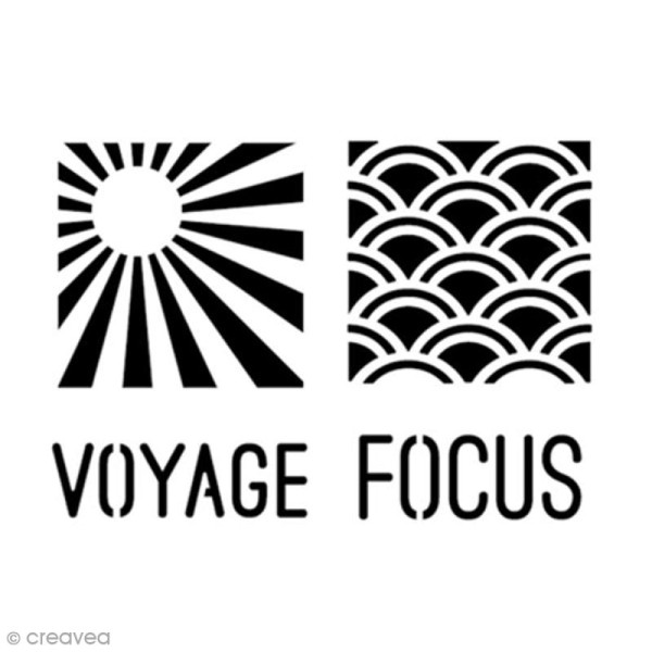 Die Florilèges Design - Les quatros - Blocs voyage focus - 4 pcs - Photo n°2
