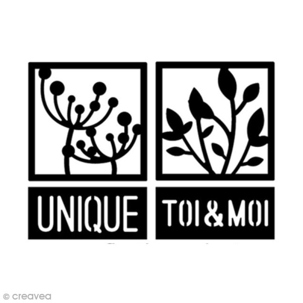 Die Florilèges Design - Les quatros - Blocs unique toi et moi - 4 pcs - Photo n°2