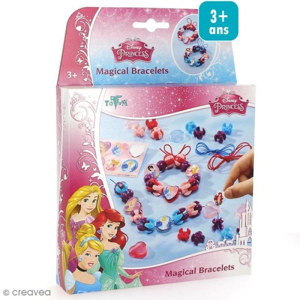 Kit créatif Princesses Disney - Bracelets magiques - Photo n°1