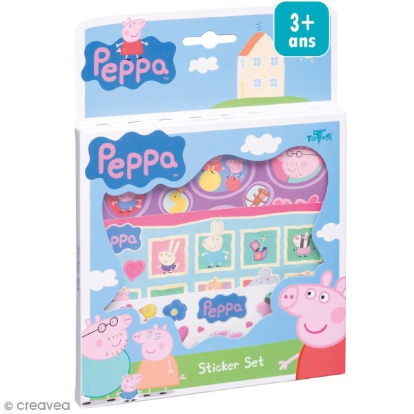 Set de stickers Peppa Pig - Photo n°1