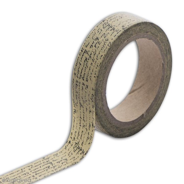 Masking tape Toga - Ecriture vintage - 10 mètres - Photo n°2