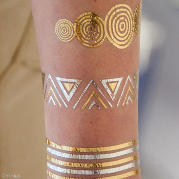 Tatouage temporaire Tattoo Chic - Soleil - 8 tattoos - Photo n°2