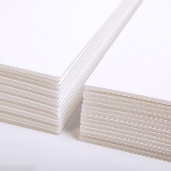 Carton plume A4 blanc - 5 mm - 1 planche - Photo n°2