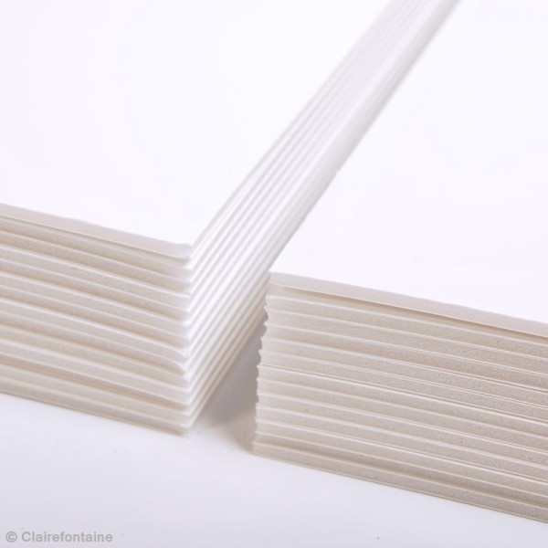 Carton plume A4 blanc - 10 mm - 1 planche - Photo n°2