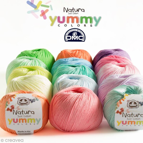 Fil DMC Natura Yummy Colors - 50 g - Plusieurs coloris - Photo n°1
