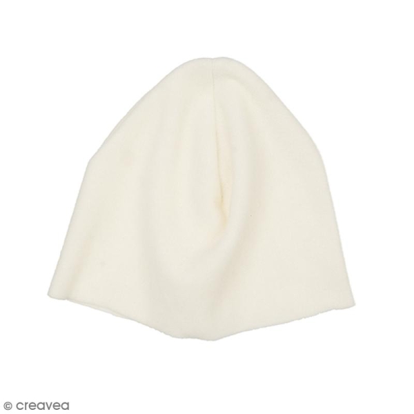 Doublure polaire pour bonnet en tricot - Crème - 50-54 cm - Photo n°2