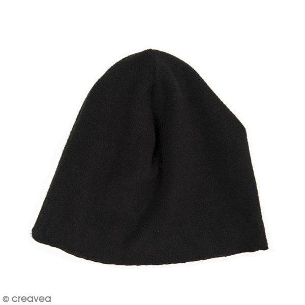 Doublure polaire pour bonnet en tricot - Noir - 50-54 cm - Photo n°2