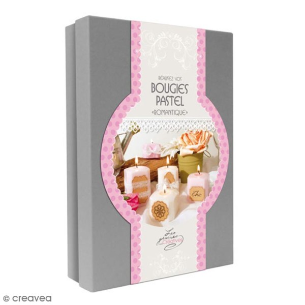 Kit créatif Bougies Pastel - Romantique - Photo n°1