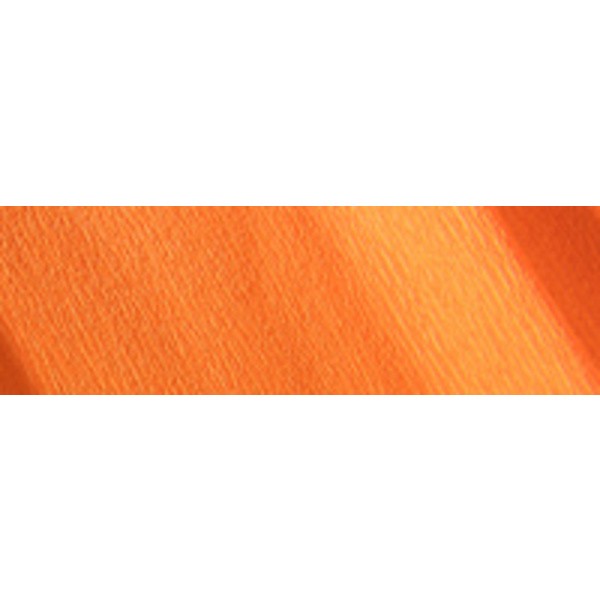 Rouleau de papier crépon, 32 g/m2, orange zinnia 0.5 x 2.5m - Photo n°1