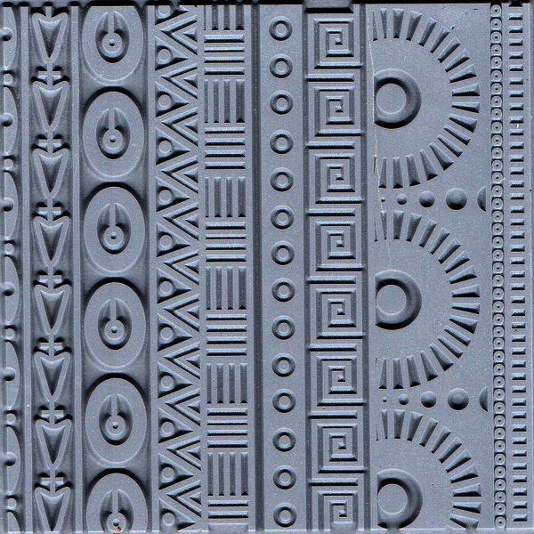 Plaque de Texture Geometrics, Geometrique pour Pate Fimo, Sculpey Cernit CE95019 - Photo n°1