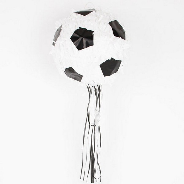 Pinata Ballon de Foot, 45 x 40 cm, pour anniversaire ou babyshower, vendue vide - Photo n°2