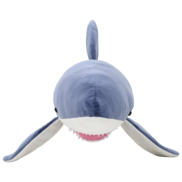 Vidaxl Requin En Peluche 200 Cm Bleu Et Blanc - Photo n°3