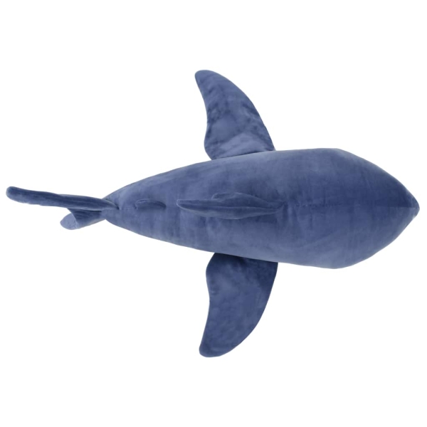 Vidaxl Requin En Peluche 200 Cm Bleu Et Blanc - Photo n°4