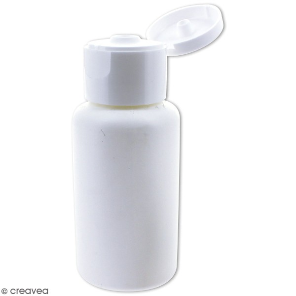Flacon capsule blanc - 50 ml - Photo n°2
