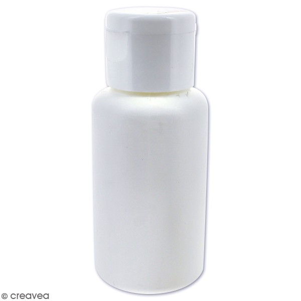 Flacon capsule blanc - 50 ml - Photo n°1