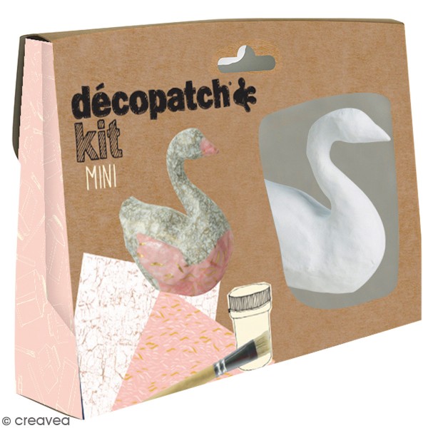 Mini kit créatif Welcome Décopatch - Cygne - Photo n°1