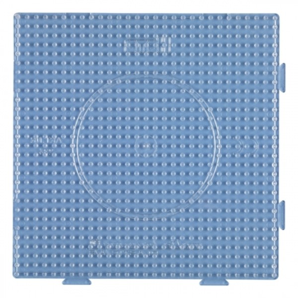 Plaques pour perles midi grand carré transparent - Photo n°1