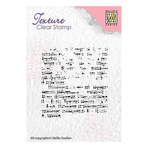 Tampon clear transparent scrapbooking NELLIE'S S CHOICE TEXTURE 001 - Photo n°1