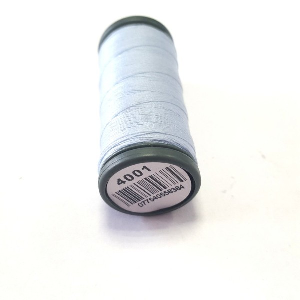 Fil a coudre - bleu 4001 - tous textiles - 120m - 100% PES - dmc - sachet 463 - Photo n°1