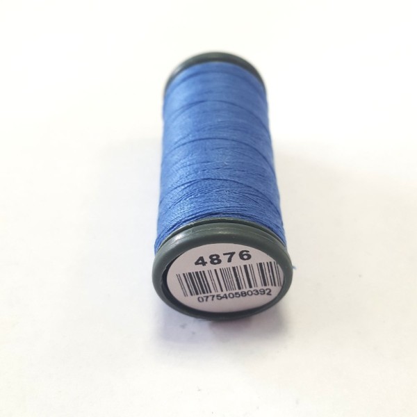 Fil a coudre - bleu 4876 - tous textiles - 120m - 100% PES - dmc - sachet 479 - Photo n°1
